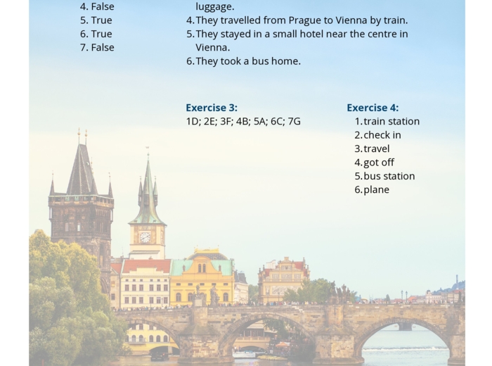 My Summer Holiday - reading & exercises