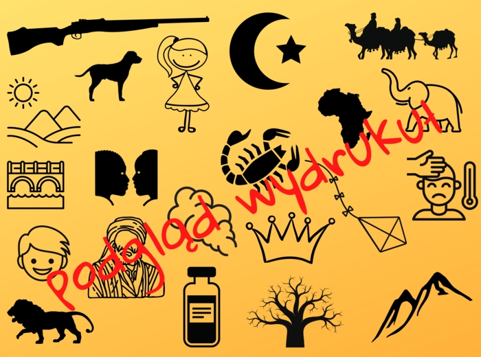 Plansza skojarzeniowa - "W pustyni i w puszczy"