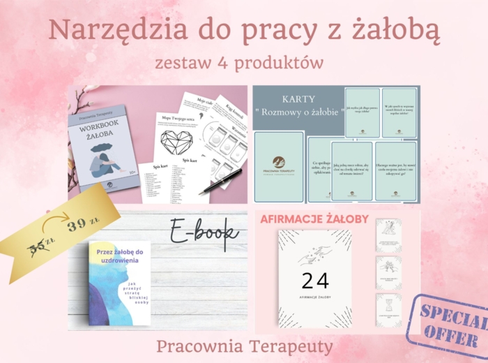 Zestaw narzędzi do pracy z żałobą
