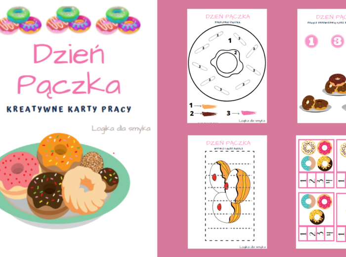 Dzień pączka - karty pracy
