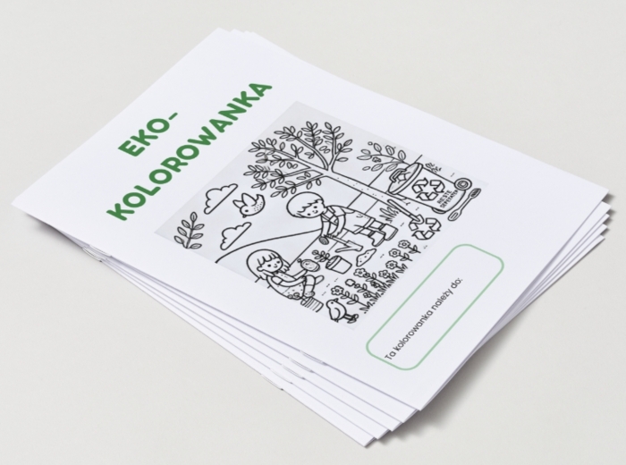 Kolorowanki edukacyjne. Dbam o przyrodę. Zwierzęta w ekosystemie. Segreguję śmieci.