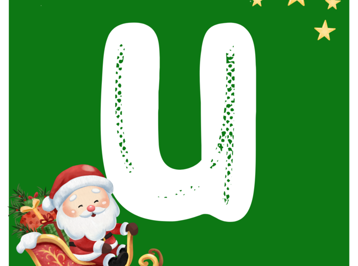 Girlanda „WITAJ ŚWIĘTY MIKOŁAJU!” – PDF do druku