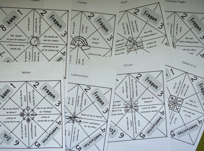 Język niemiecki - Himmel und Hölle - projekt/ gra edukacyjna