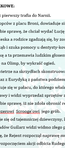 OPIS PRZEŻYĆ WEWNĘTRZNYCH W KLASACH 4-8