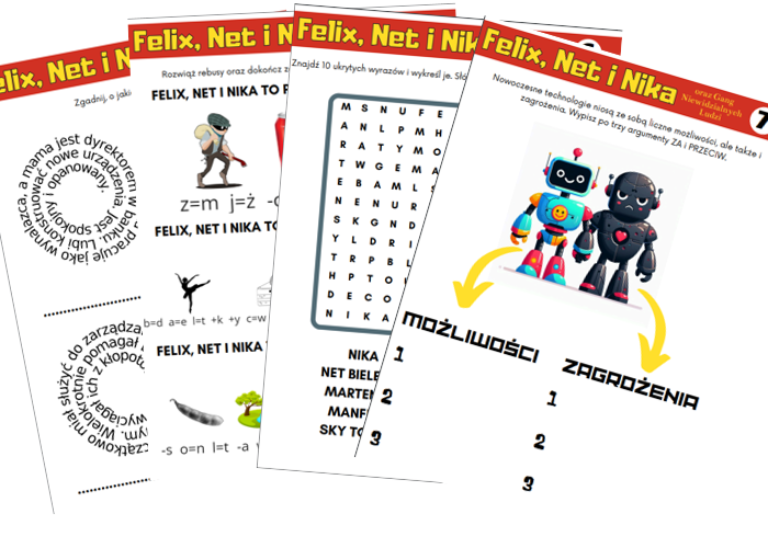 Felix, Net i Nika oraz Gang Niewidzialnych Ludzi - stacje zadaniowe