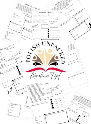 Zestaw 11 kart pracy Zmierz się z lekturą egzamin ósmoklasisty język polski