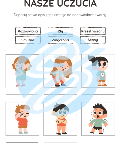 Karty Pracy - Uczucia i Emocje: Idealne Narzędzie dla Nauczycieli i Terapeutów
