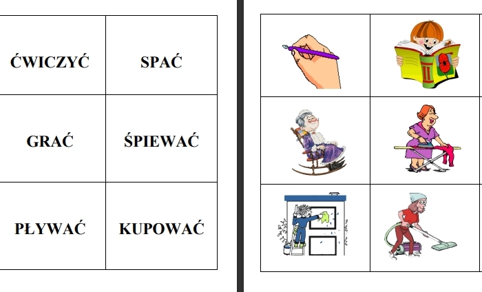 Czasownik. Gra klasowa