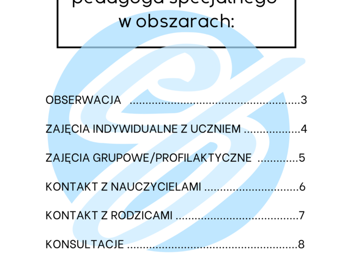 Pedagog specjalny w szkole średniej – przykładowe wpisy do dziennika