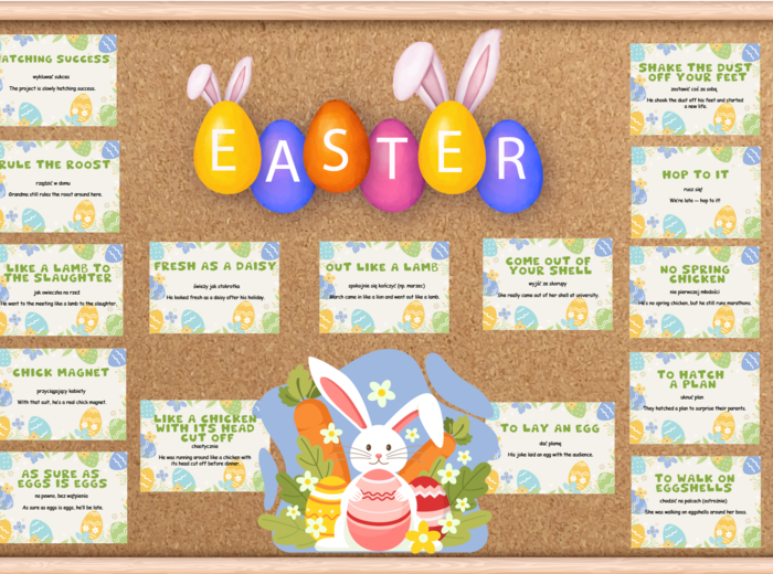 Easter– Gazetka anglojęzyczna na Wielkanoc z idiomami