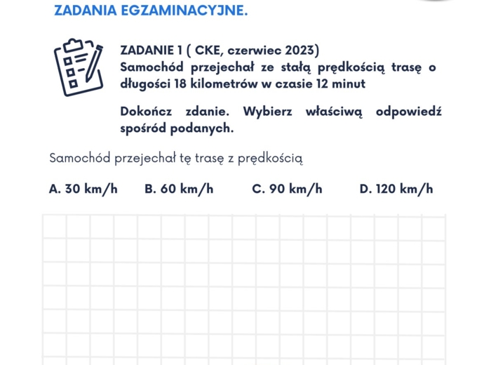 PRĘDKOŚĆ, DROGA, CZAS- z Matixem do E8