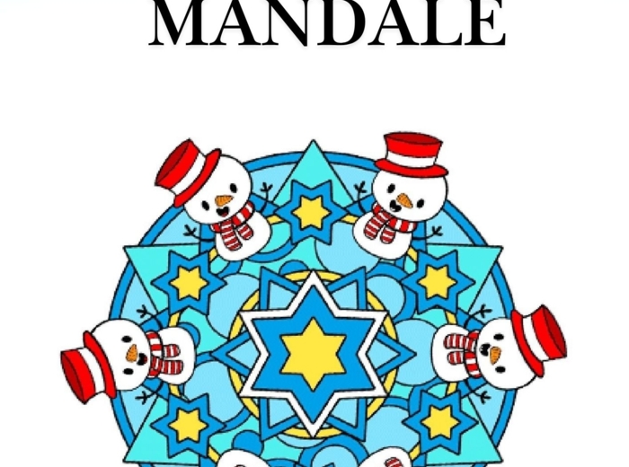 ŚWIĄTECZNE MANDALE. KOLOROWANKI.