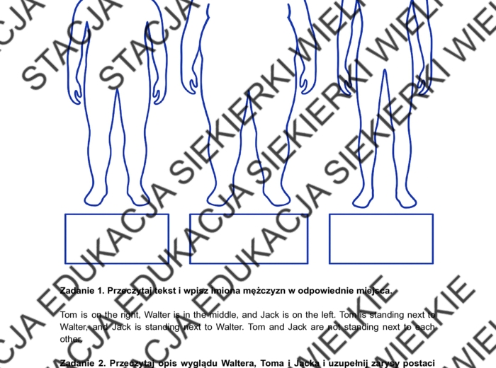 STOPNIOWANIE PRZYMIOTNIKÓW – CZŁOWIEK: WYGLĄD, ODZIEŻ, CHARAKTER