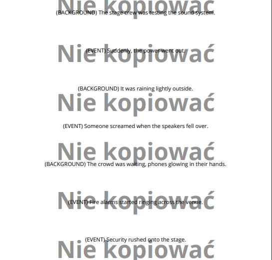 Scenariusz lekcji z ćwiczeniami do druku Past Simple v. Continuous B1