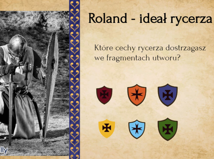 Ideał rycerza średniowiecznego - Pieśń o Rolandzie