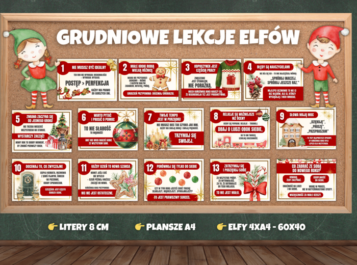 GRUDNIOWE LEKCJE ELFÓW - gazetka edukacyjna