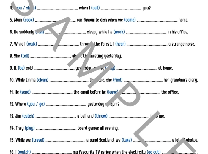 Past Simple vs Past Continuous