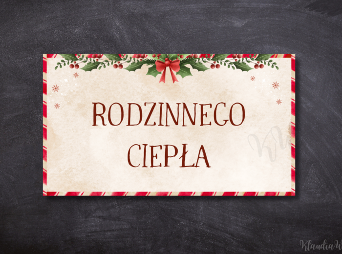 Życzenia świąteczne - gazetka na Boże Narodzenie