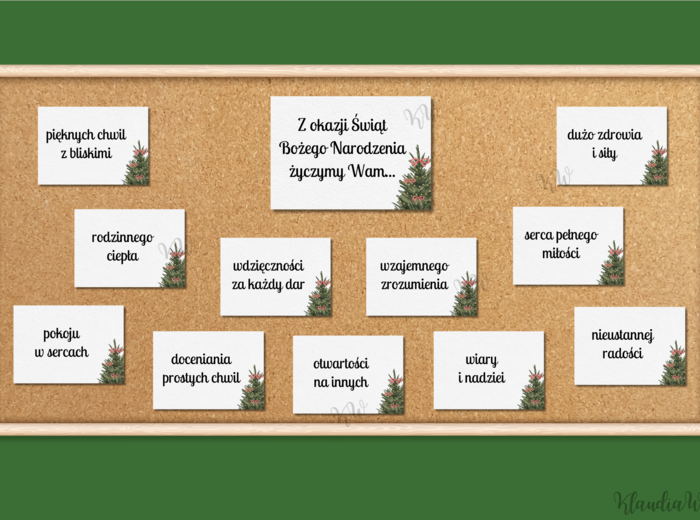 Gazetka z życzeniami na Boże Narodzenie - wersja 2