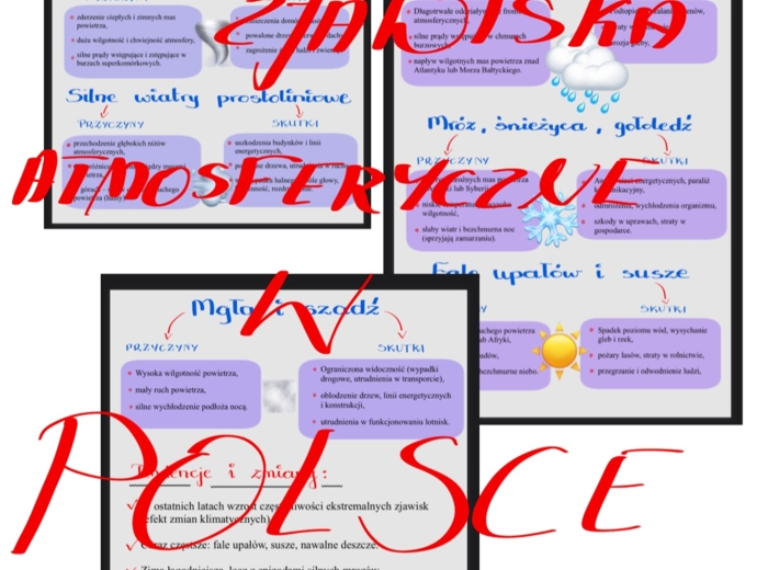 Ekstremalne zjawiska atmosferyczne w Polsce - notatki