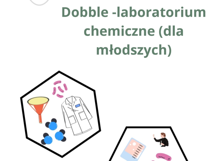 Dobble dla młodszych -laboratorium chemiczne