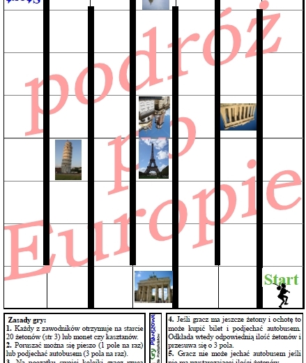 Podróże – Gra planszowa
