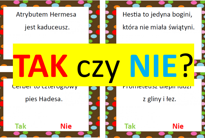 Mitologia TAK czy NIE