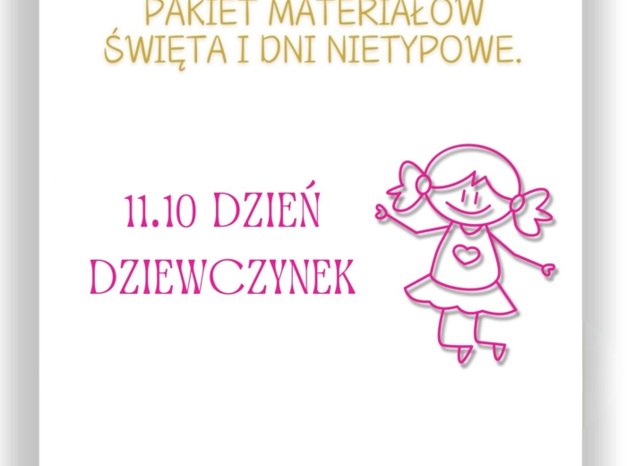 PAKIET MATERIAŁÓW NA PAŹDZIERNIK WEDŁUG KALENDARZA ŚWIĄT I DNI NIETYPOWYCH.