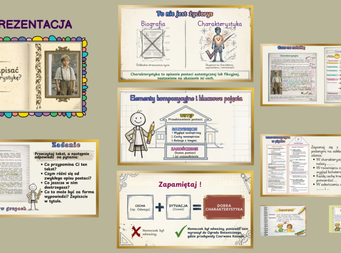 Charakterystyka na podstawie Ernesta Nemeczka – 3 lekcje +scenariusz + karty pracy (Chłopcy z Placu Broni)