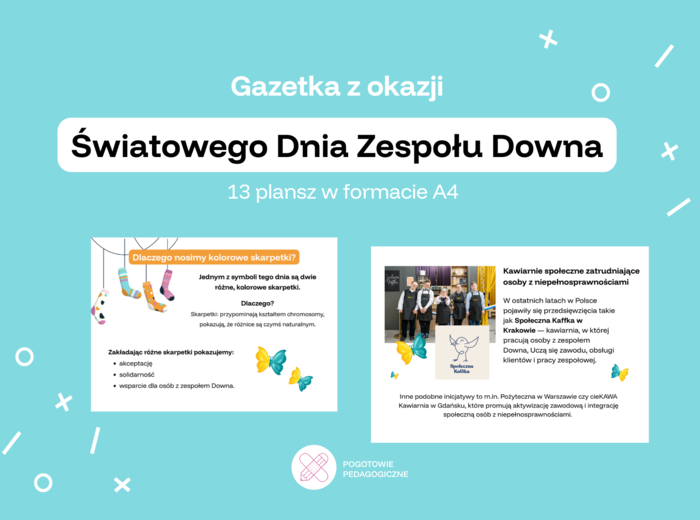 Gazetka z okazji Światowego Dnia Zespołu Downa (21 marca)
