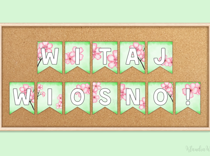 WITAJ WIOSNO! - GIRLANDA