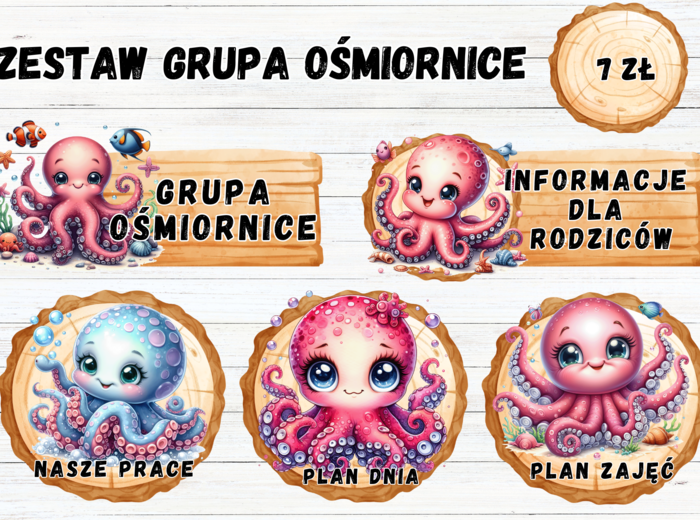 ZESTAW GRUPOWY GRUPA OŚMIORNICE