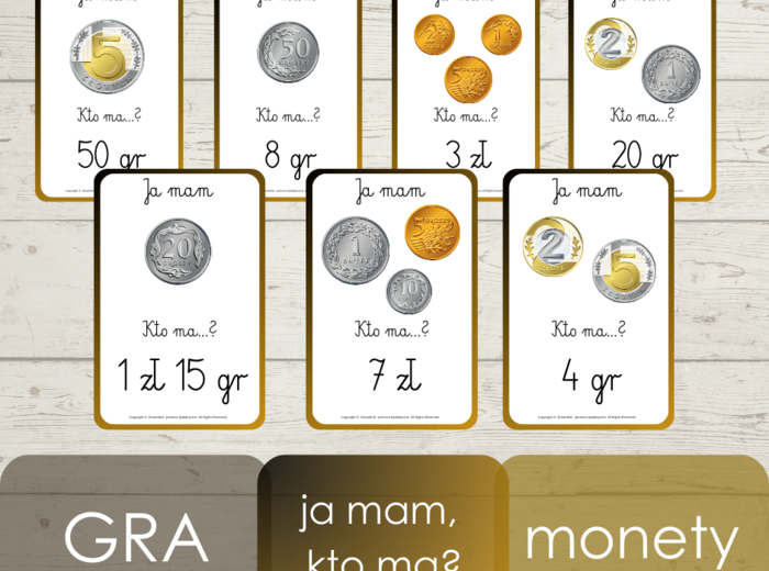 Ja mam, kto ma? - monety
