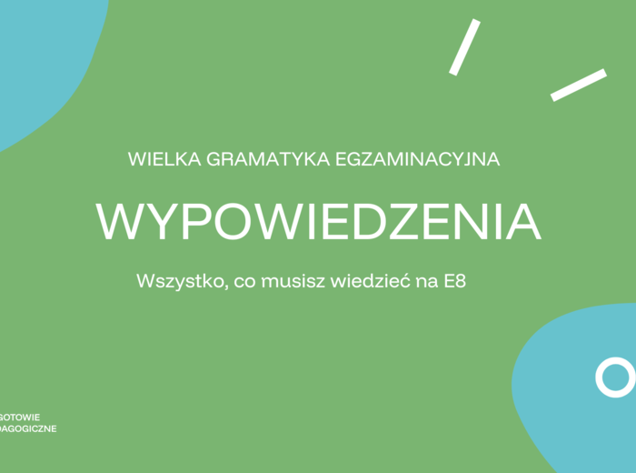 Wielka gramatyka egzaminacyjna - wypowiedzenia