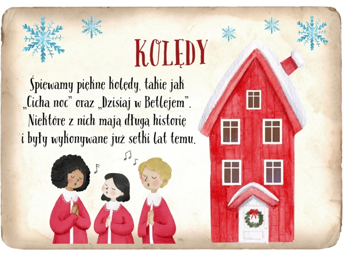 BOŻE NARODZENIE - zestaw materiałów (duża grafika)