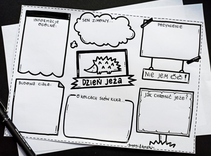 DZIEŃ JEŻA - notatka wizualna