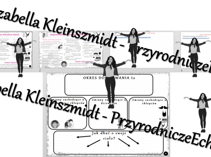 Kompletny zestaw na jedną lekcję „Dojrzewanie to czas wielkich zmian” – sketchnotka + karty pracy w power point + gratisowy link do prezentacji multimedialnej niekomercyjnej + gratisowy link do lekcji multimedialnej niekomercyjnej również wykonanej w gen