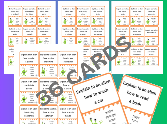 EXPLAIN IT TO AN ALIEN CARDS