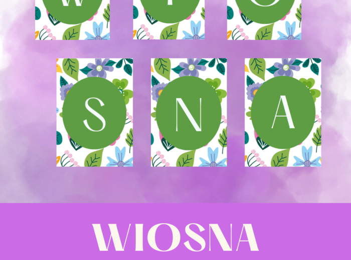 WIOSNA - napis