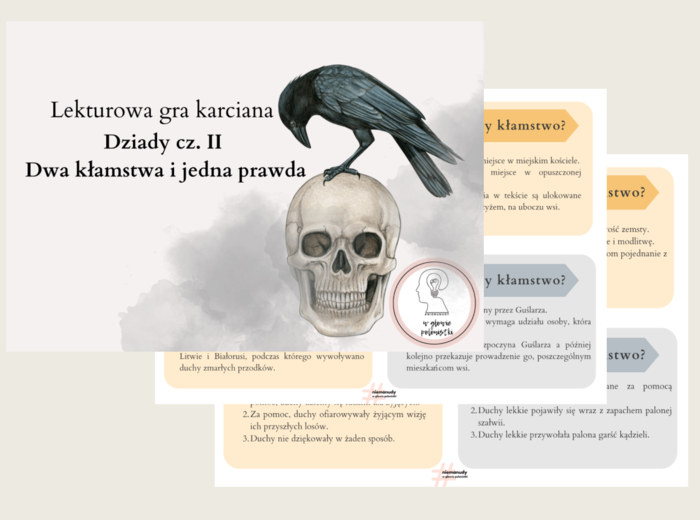 Lekturowa gra karciana - Dziady cz. II