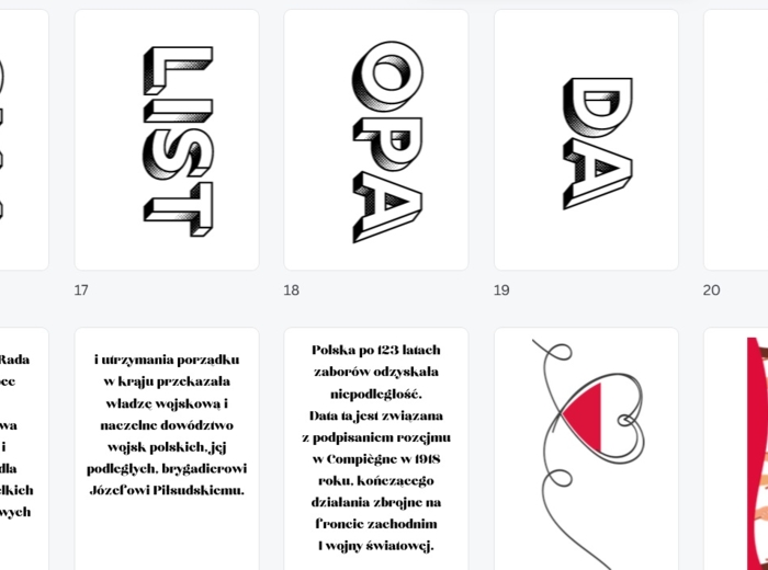 Gazetka dekoracja 11 listopada Narodowe święto Niepodległości