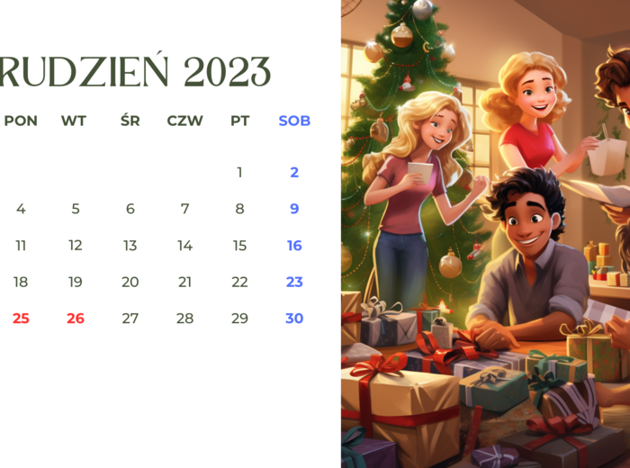 Kalendarz na rok szkolny 2023/2024 PL