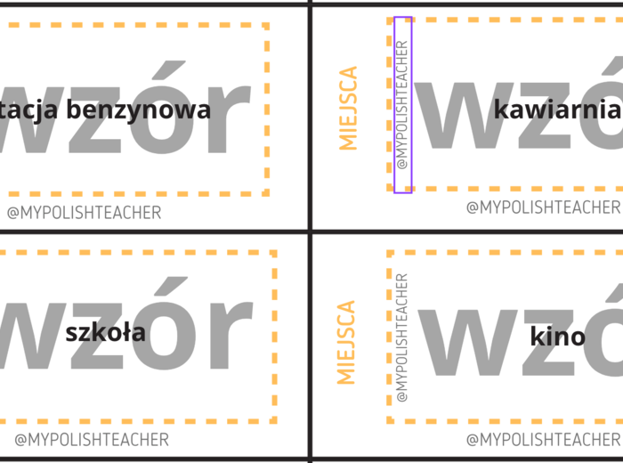 Miejscownik - miejsca w mieście + miasta świata PAKIET