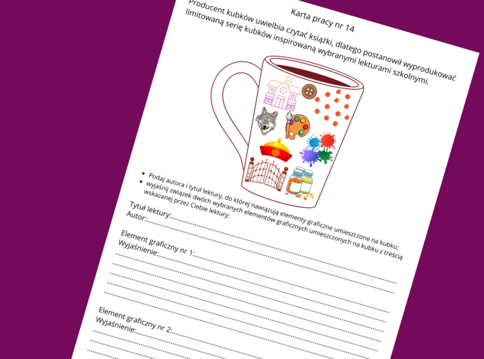 "AKADEMIA PANA KLEKSA” – lektury- kl. 4-8 – ikonki – powtórzenie – powtórka – egzamin – karta pracy