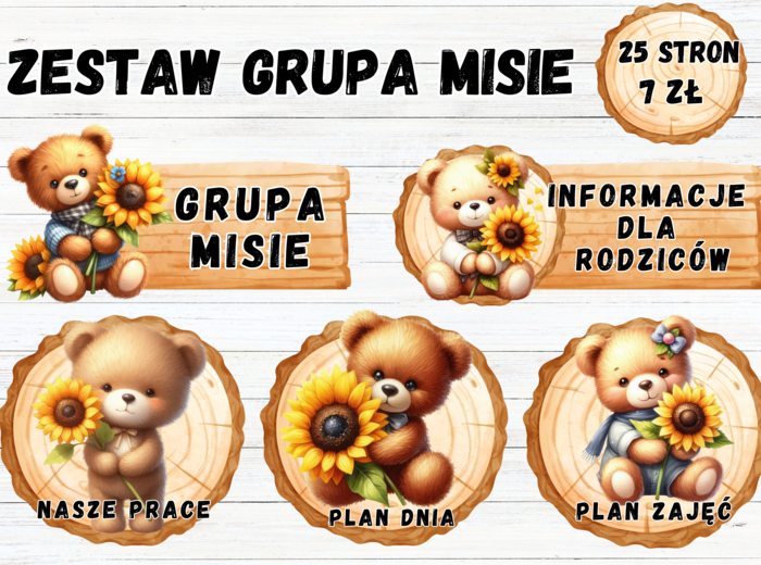 ZESTAW GRUPOWY GRUPA "MISIE"