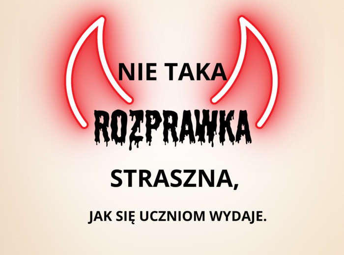 "Nie taka rozprawka straszna..."-ćwiczenia redakcyjne.