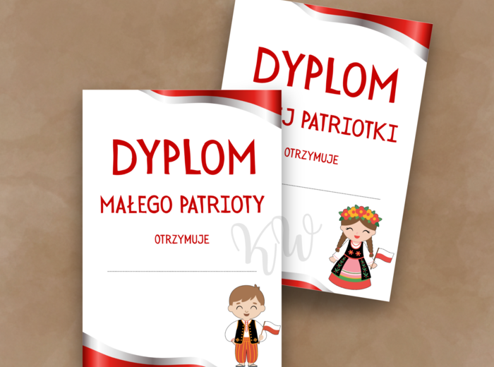 Święto Niepodległości/Święto Konstytucji 3 Maja - karty pracy i dyplomy