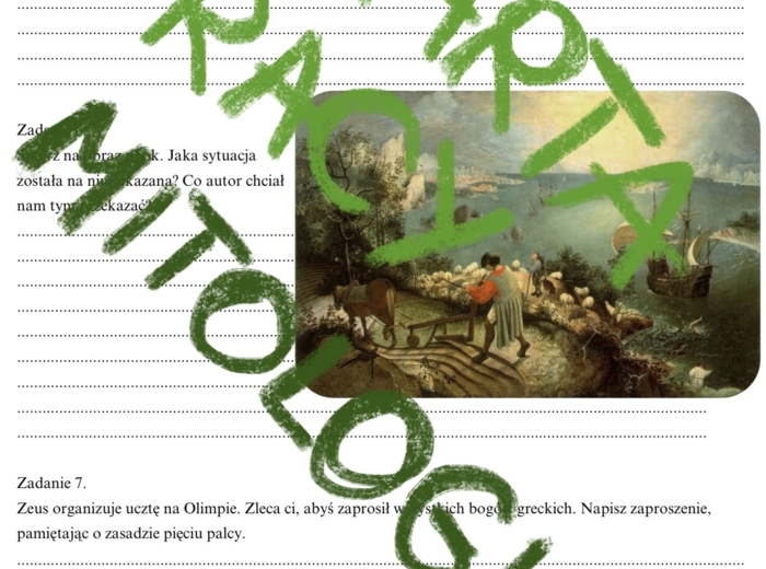 Mitologia karta pracy