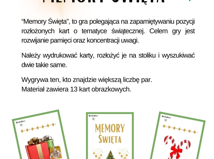 Świąteczne MEMORY