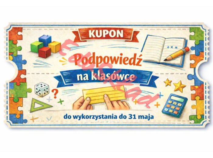 📘 Kupony motywacyjne na matematykę - Wersja 2